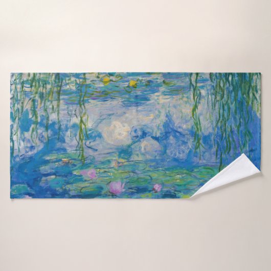 Wasserlilien, 1916-1919 von Claude Monet Badehandtuch (Badehandtuch)