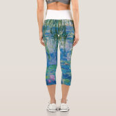 Wasserlilien, 1916-1919 von Claude Monet Capri Leggings (Rückseite)
