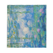 Wasserlilien, 1916-1919 von Claude Monet Notizblock (Vorderseite)