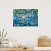 Wasserlilien, 1916-1919 von Claude Monet Poster (Küche)