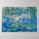 Wasserlilien, 1916-1919 von Claude Monet Poster<br><div class="desc">Claude Monet - Wasserlilien,  1916-1919. Oscar-Claude Monet (1840-1926) war ein französischer Maler und Gründer impressionistischen Gemäldes,  der als wichtiger Vorläufer des Modernismus angesehen wird,  insbesondere in seinen Versuchen,  die Natur so zu malen,  wie er sie wahrnahm.</div>