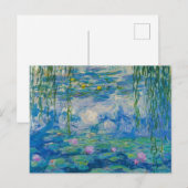 Wasserlilien, 1916-1919 von Claude Monet Postkarte (Vorne/Hinten)