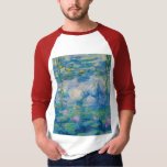 Wasserlilien, 1916-1919 von Claude Monet T-Shirt<br><div class="desc">Claude Monet - Wasserlilien,  1916-1919. Oscar-Claude Monet (1840-1926) war ein französischer Maler und Gründer impressionistischen Gemäldes,  der als wichtiger Vorläufer des Modernismus angesehen wird,  insbesondere in seinen Versuchen,  die Natur so zu malen,  wie er sie wahrnahm.</div>