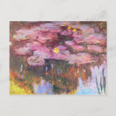 Wasserlilien 3 postkarte (Vorderseite)