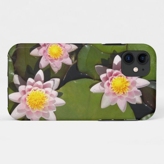 Wasserlilien Case-Mate iPhone Hülle (Rückseite (Horizontal))