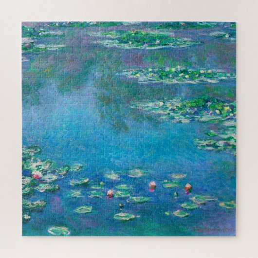 Wasserlilien, Claude Monet Decoupage Puzzle (Vertikal)