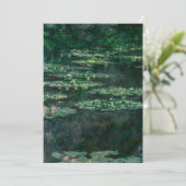 Wasserlilien (Claude Monet) Karte (Stehend Vorderseite)