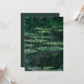 Wasserlilien (Claude Monet) Karte (Vorderseite/Rückseite Beispiel)