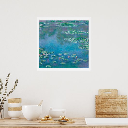 "WASSERLILIEN" CLAUDE MONET POSTER (Küche)