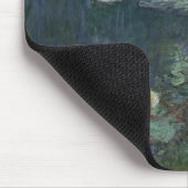 Wasserlilien Claudes Monet |: Grüne Reflexionen Mousepad (Ecke)