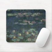 Wasserlilien Claudes Monet |: Grüne Reflexionen Mousepad (Mit Mouse)