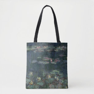 Wasserlilien Claudes Monet : Grüne Reflexionen Tasche