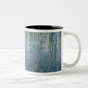 Wasserlilien Claudes Monet : Morgen-weinende Zweifarbige Tasse