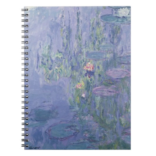 Wasserlilien Claudes Monet | Notizblock (Vorderseite)