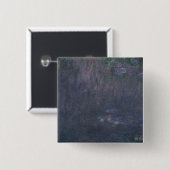 Wasserlilien Claudes Monet |: Reflexionen der Button (Vorne & Hinten)