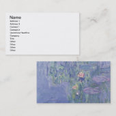 Wasserlilien Claudes Monet | Visitenkarte (Vorne/Hinten)