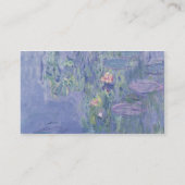 Wasserlilien Claudes Monet | Visitenkarte (Rückseite)
