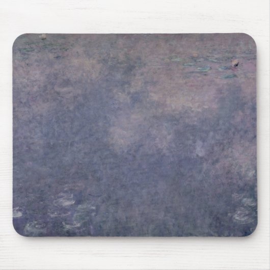 Wasserlilien Claudes Monet |: Zwei weinende Weiden Mousepad (Vorne)