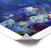 Wasserlilien des impressionistischen Malers Claude Poster (Ecke)
