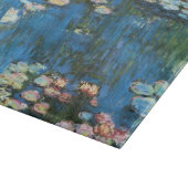 Wasserlilien durch Claude Monet, Vintager Schneidebrett (Ecke)