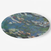 Wasserlilien, eines von vielen Gemälden von Clade Pappteller (Schrägansicht)