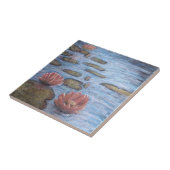 Wasserlilien Fliese (Seite)