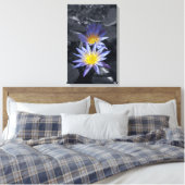 Wasserlilien gepackte Canvas Leinwanddruck (Insitu (Schlafzimmer))