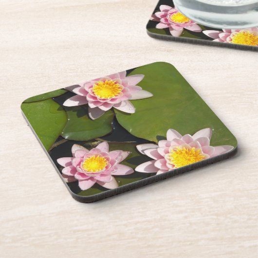 Wasserlilien Getränkeuntersetzer (Linke Seite)