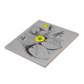 Wasserlilien gravieren fliese (Seite)