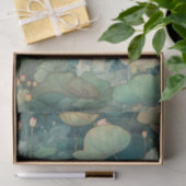 Wasserlilien im asiatischen Stil Seidenpapier (Geschenk)