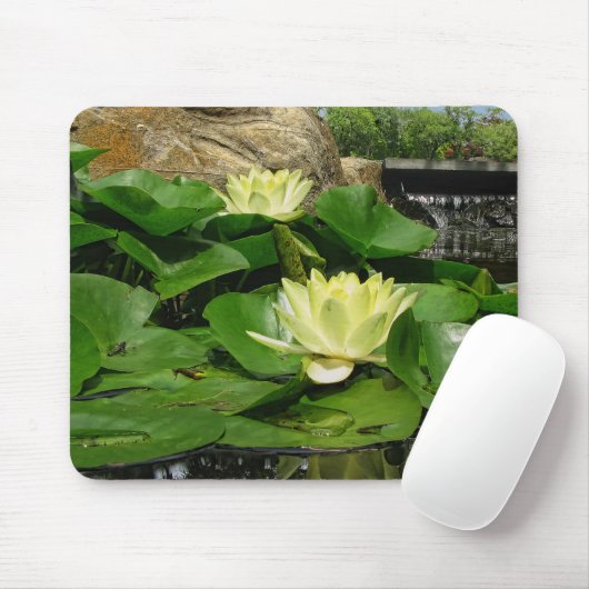 Wasserlilien im Teich Mousepad (Mit Mouse)