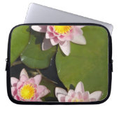 Wasserlilien Laptopschutzhülle (Vorderseite)