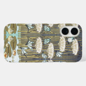 Wasserlilien, Libellen, Marsh Art Nouveau Case-Mate iPhone Hülle (Rückseite (Horizontal))