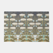 Wasserlilien, Libellen, Marsh Art Nouveau Fußmatte (Vorderseite)