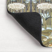 Wasserlilien, Libellen, Marsh Art Nouveau Mousepad (Ecke)