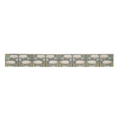 Wasserlilien, Libellen, Marsh Art Nouveau Satinband (Vorderseite)