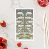 Wasserlilien, Libellen, Marsh Art Nouveau Serviette (Beispiel)