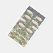 Wasserlilien, Libellen, Marsh Art Nouveau Serviette (Ecke)