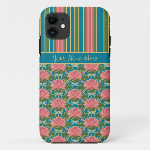 Wasserlilien, Libellen, Streifen: iPhone 5 Fall Case-Mate iPhone Hülle
