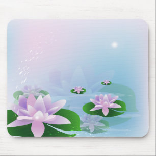 Wasserlilien Mousepad