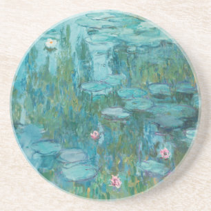 Wasserlilien, Ölgemälde der Kunst, Claude Monet Getränkeuntersetzer