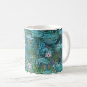 Wasserlilien, Ölgemälde der Kunst, Claude Monet Kaffeetasse