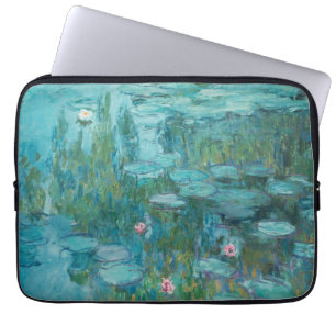 Wasserlilien, Ölgemälde der Kunst, Claude Monet Laptopschutzhülle
