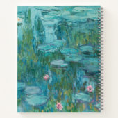 Wasserlilien, Ölgemälde der Kunst, Claude Monet Notizblock (Rückseite)