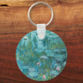 Wasserlilien, Ölgemälde der Kunst, Claude Monet Schlüsselanhänger (Vorderseite)