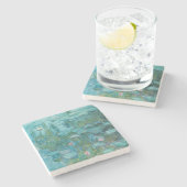 Wasserlilien, Ölgemälde der Kunst, Claude Monet Steinuntersetzer (Seitenansicht)