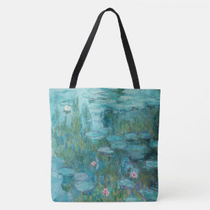 Wasserlilien, Ölgemälde der Kunst, Claude Monet Tasche