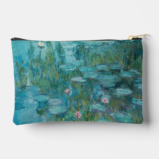 Wasserlilien, Ölgemälde der Kunst, Claude Monet Zubehörtasche (Rückseite)