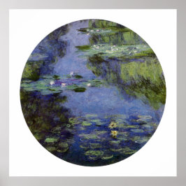 Wasserlilien Poster