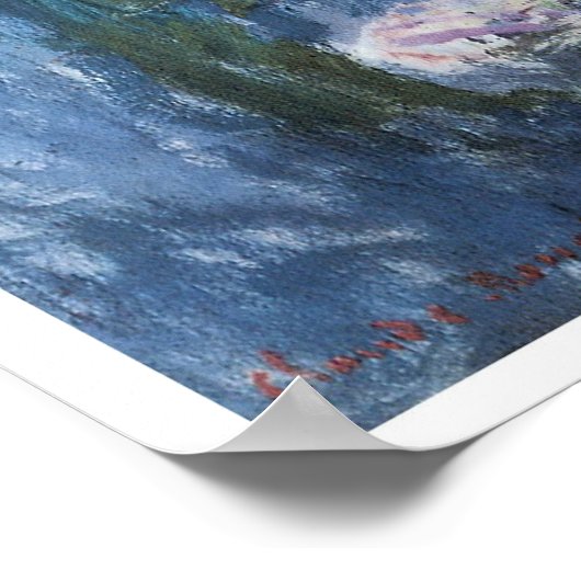 Wasserlilien Poster (Ecke)
